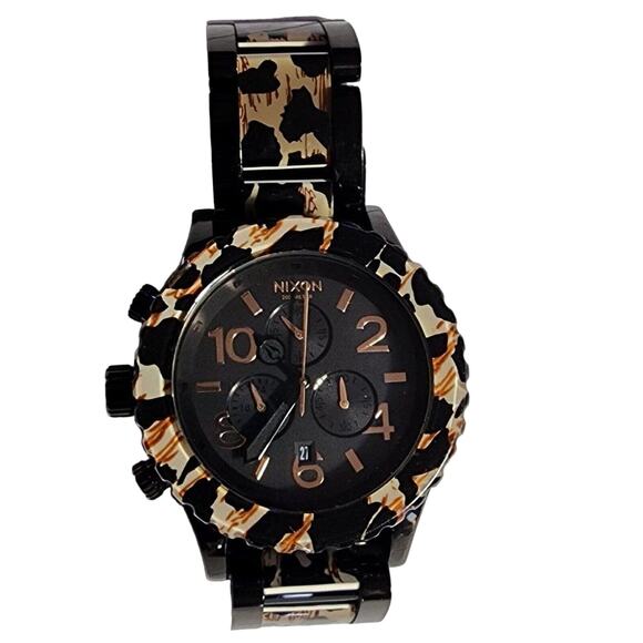 Nixon Women's 42-20 Chrono Leopard Multi Watch - Picture 1 of 7